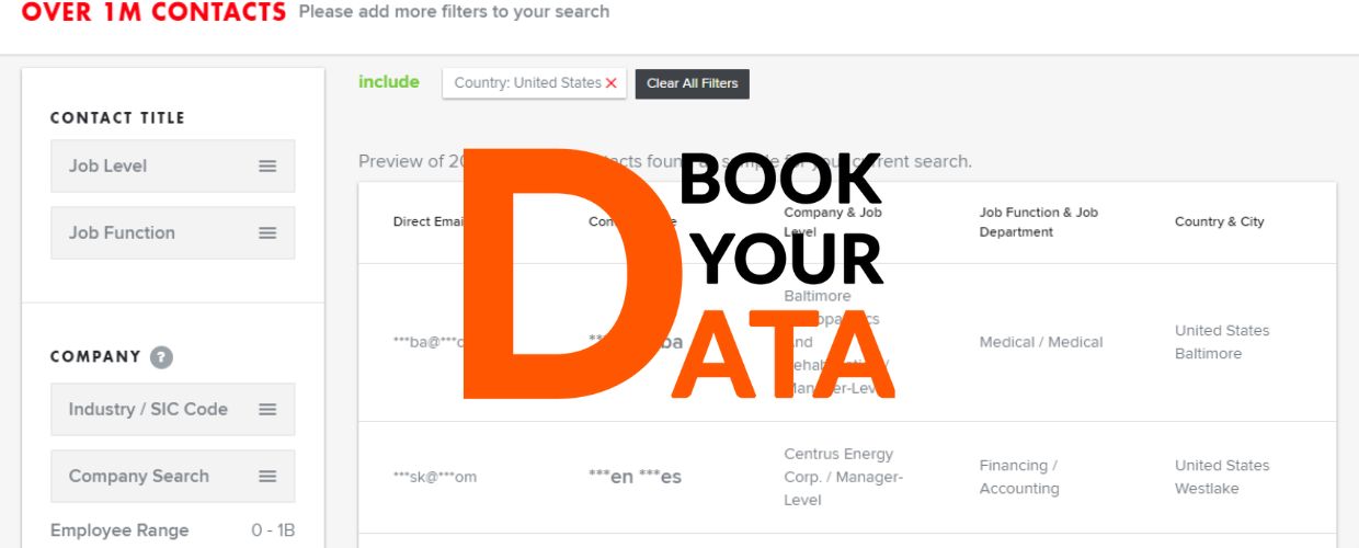 BookYourData