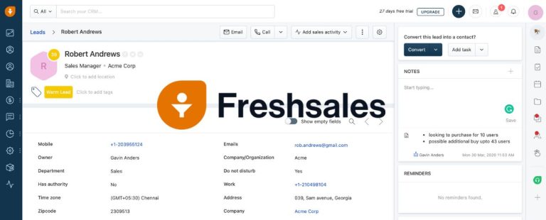 Freshsales